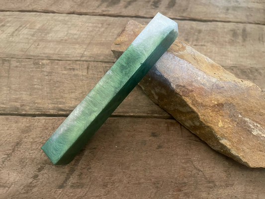 Bonsai Green & Cream - Pen Blank