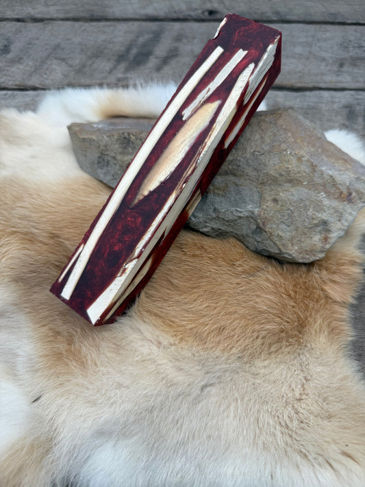 Cherry Resin & Mammoth Ivory
