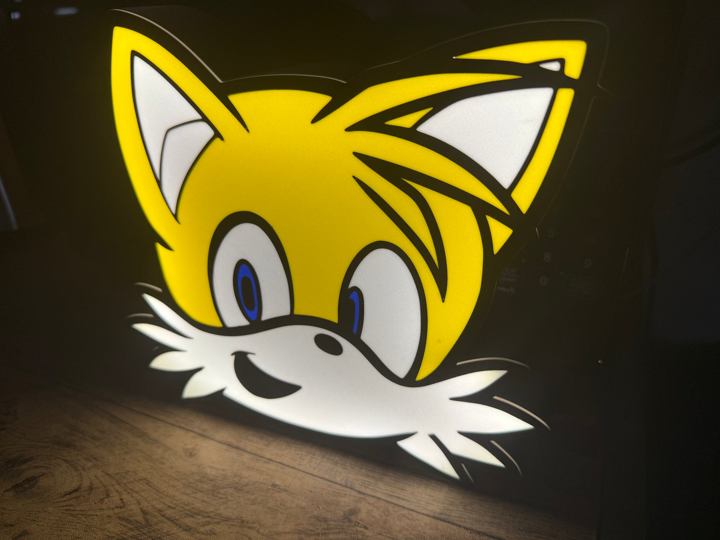 3D Printed Tails from Sonic Lightbox