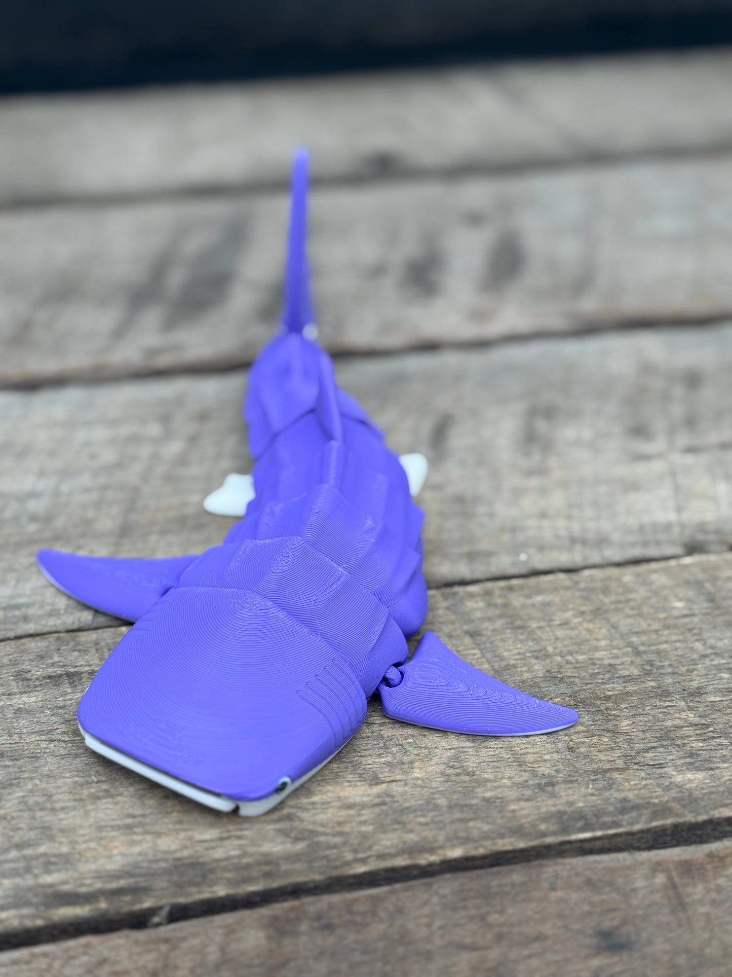 3D Printed Flexi Whale Shark - Pick your Color