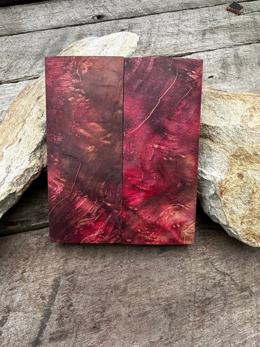 Stabilized Redwood Burl - Knife Handles