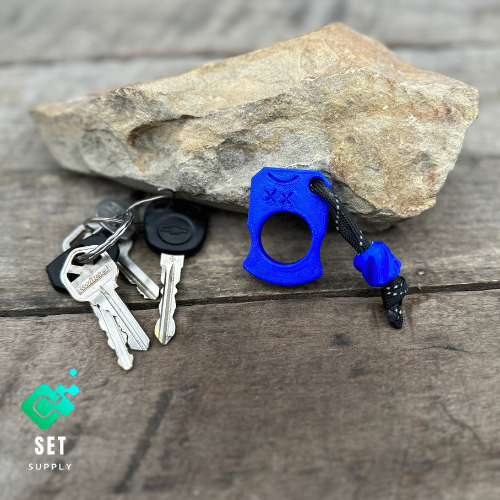 3D Printed Knuck - Blue