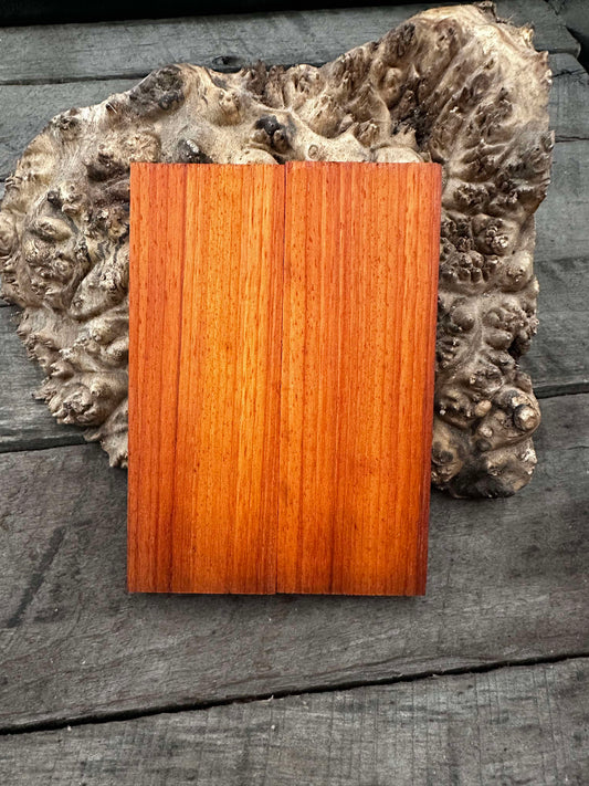 Stabilized Padauk - Knife Handles