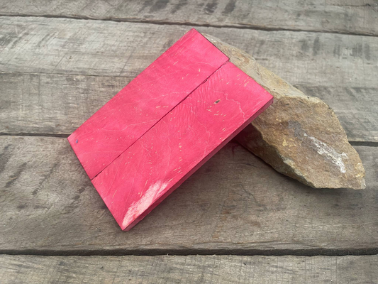 Stabilized Red Maple  - Knife Handles