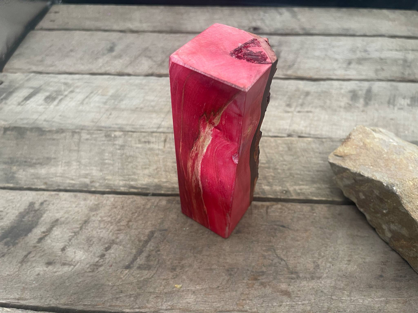 Stabilized Red  Maple Ambrosia  - Knife Handles
