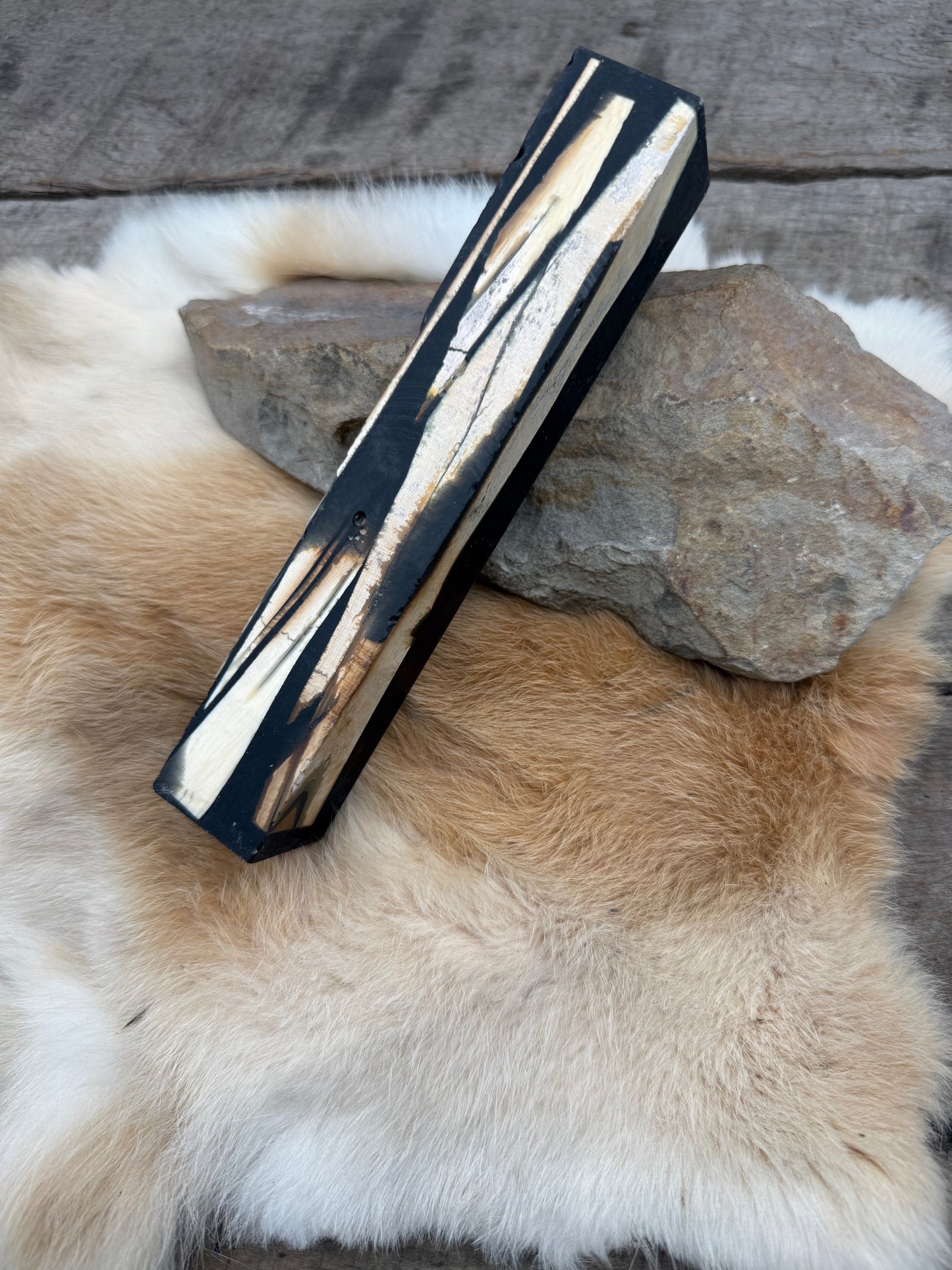 Ninja Black Resin & Mammoth Ivory
