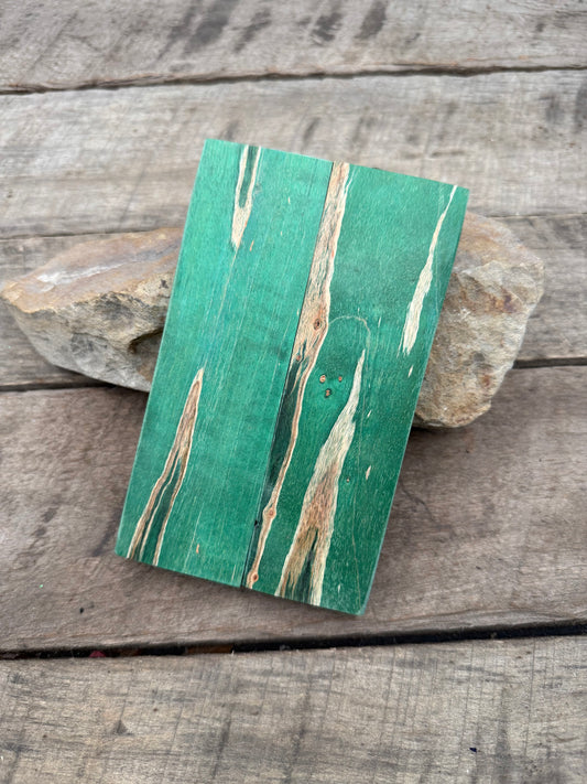 Stabilized Green Maple Ambrosia - Knife Handles