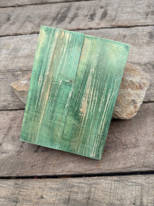 Stabilized Green Maple Ambrosia - Knife Handles