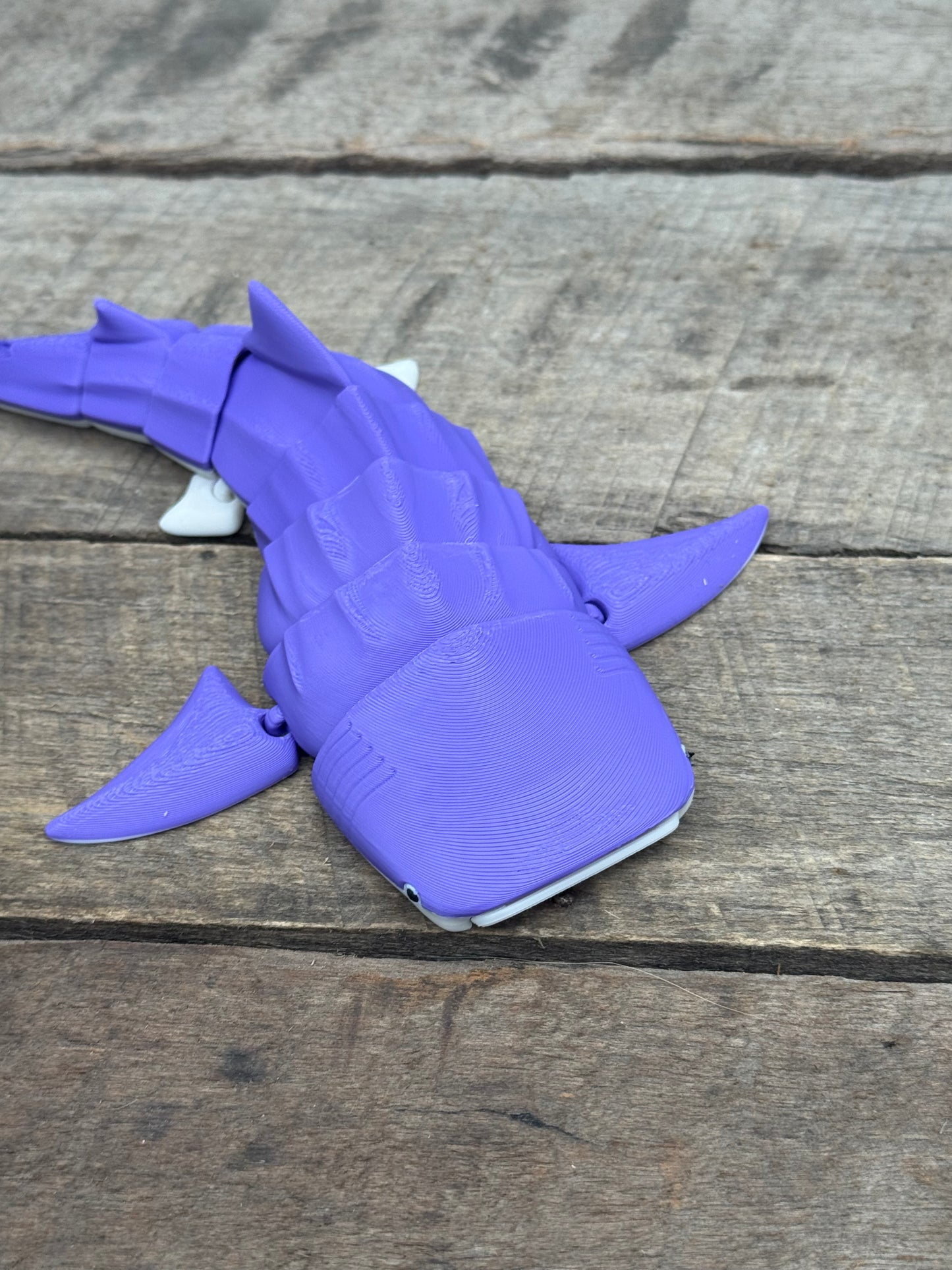 3D Printed Flexi Whale Shark - Pick your Color