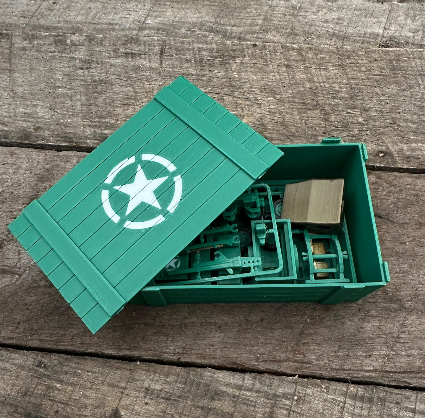 3D Printed Army Jeep Kit Card