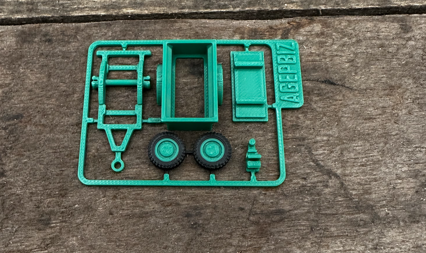 3D Printed Army Jeep Kit Card