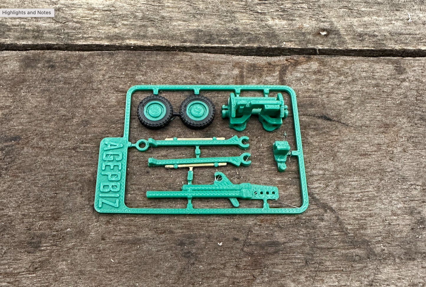 3D Printed Army Jeep Kit Card