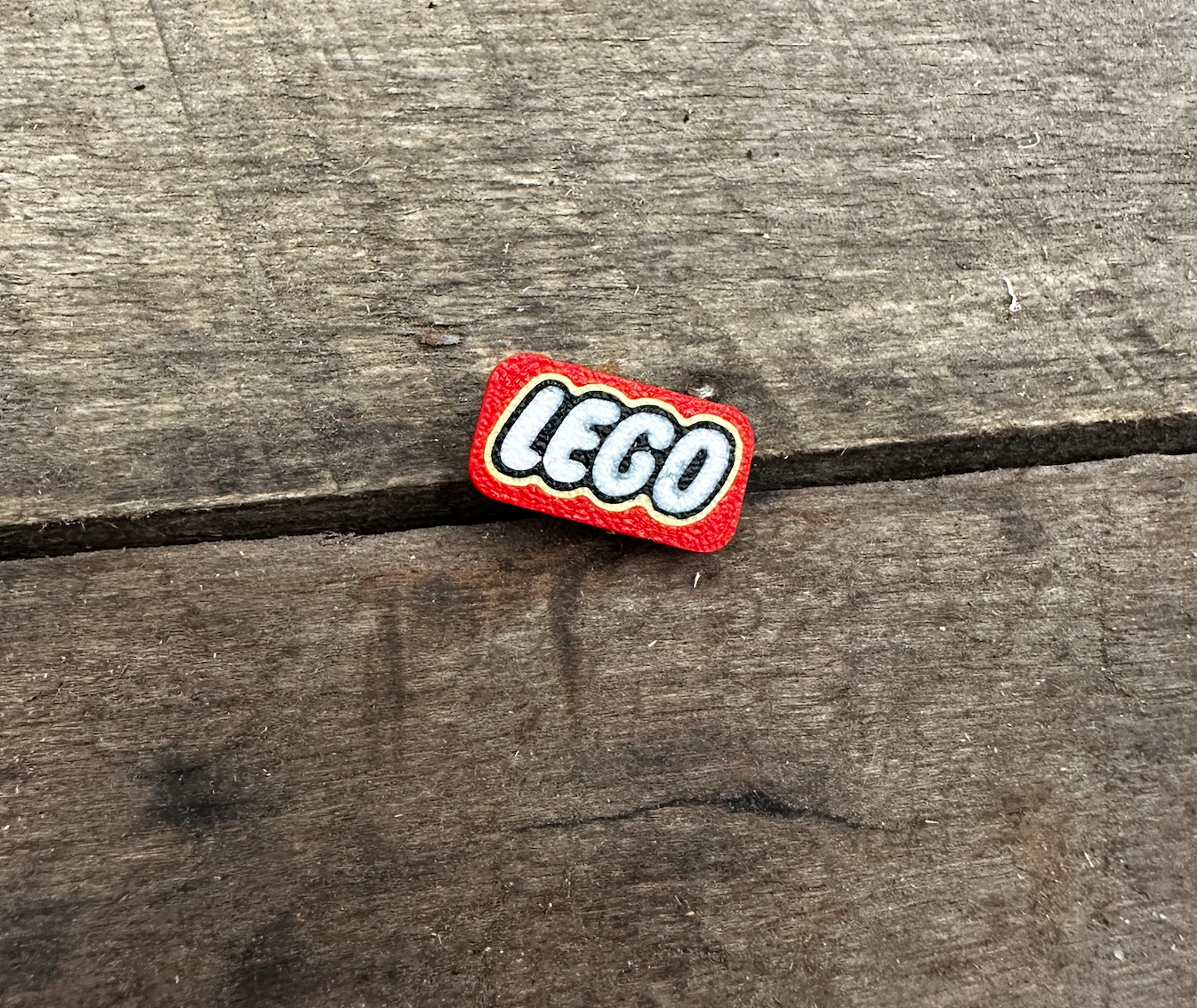 3D Printed Lego Logo Croc Charm